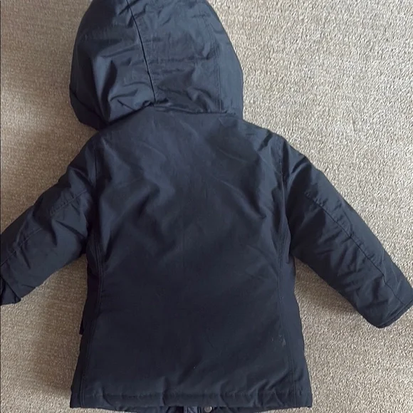 Woolrich kids navy parka size 2